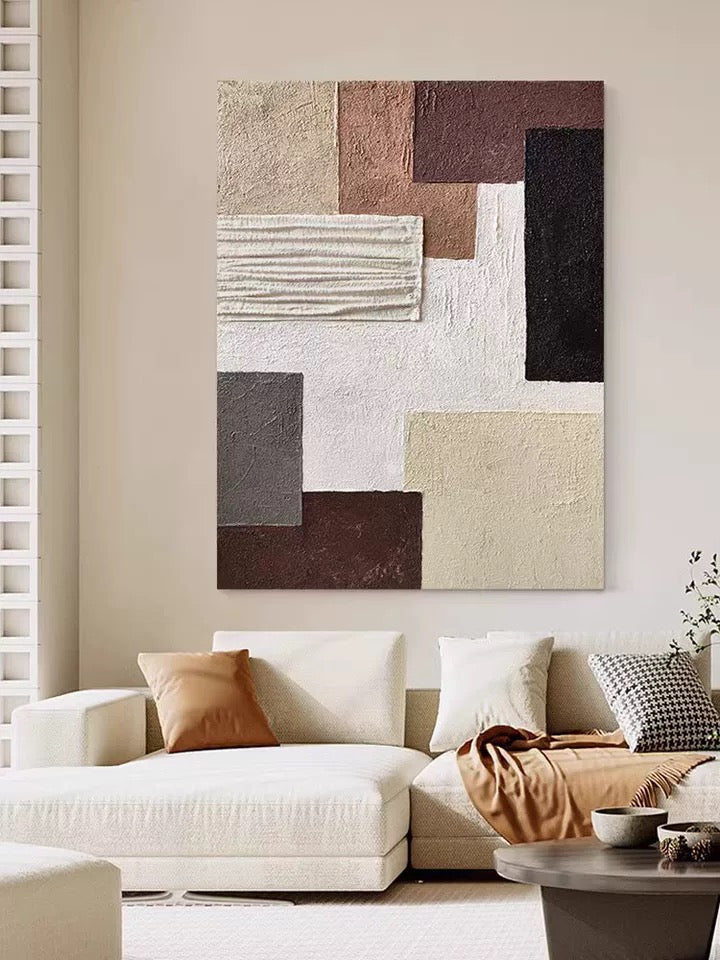 Abstract Art with Color Blocks # SMC 026