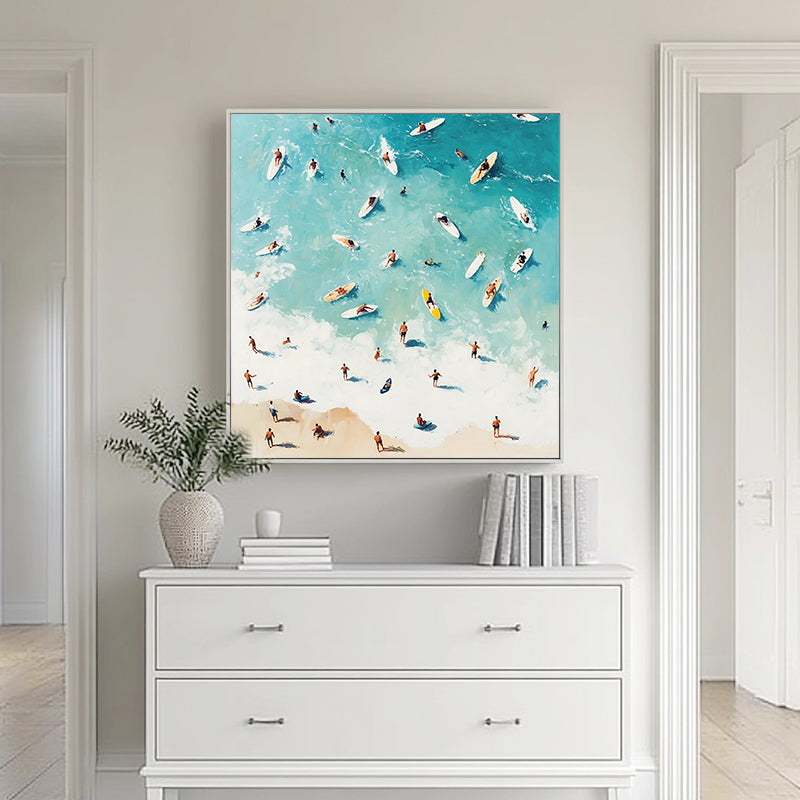 Summer beach hand-drawn art painting SMC 074