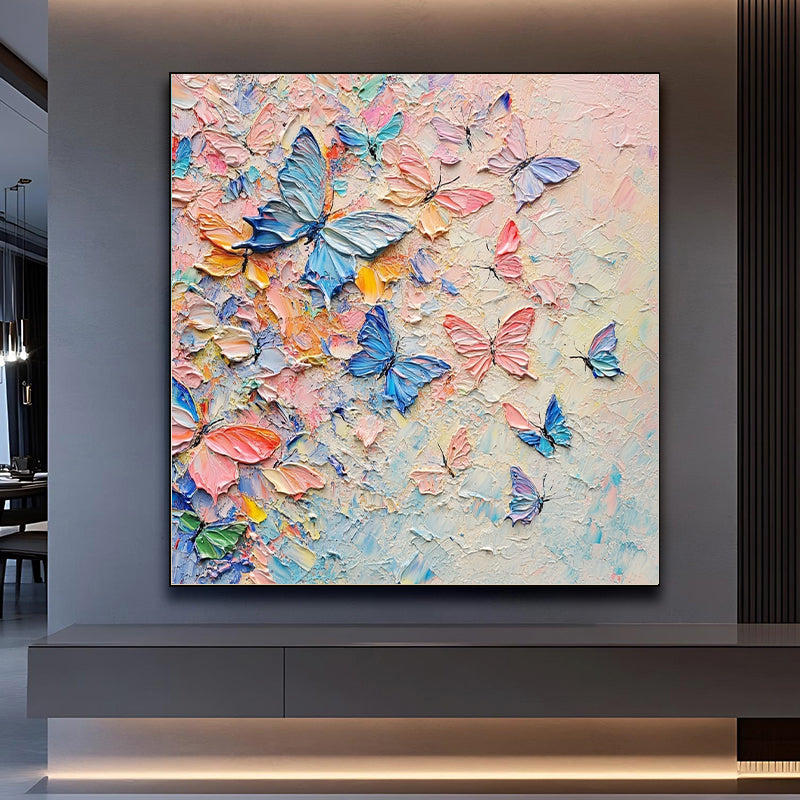 Impasto Art Oil Painting butterfly SMC 080