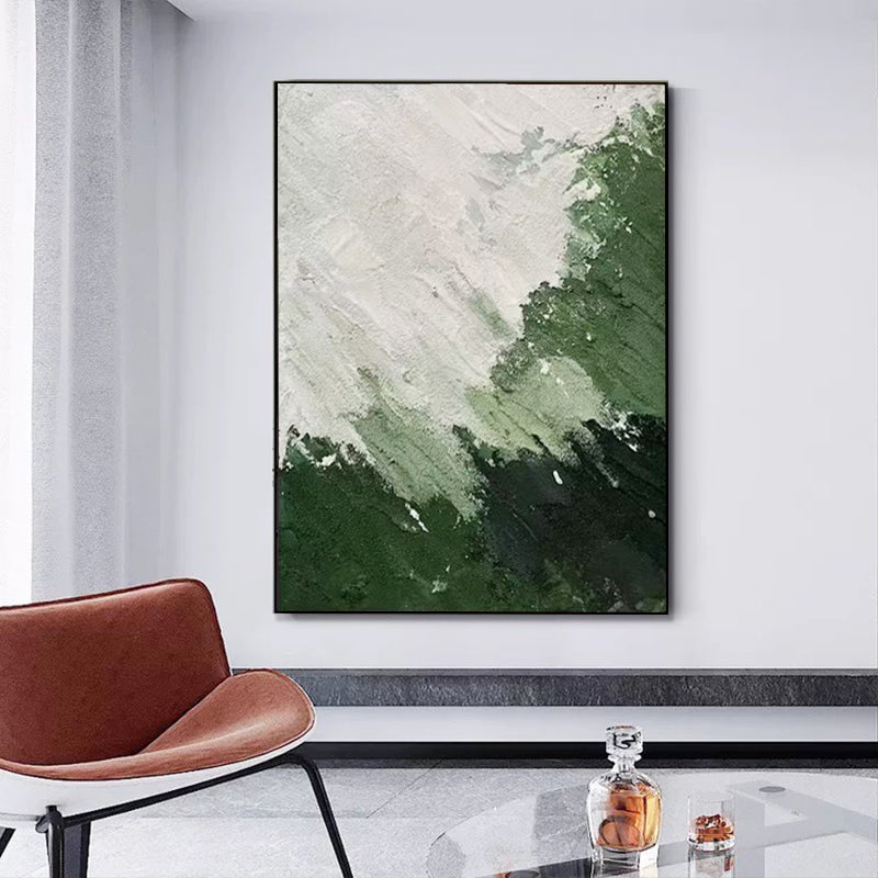 Minimalist Art in Thick Oil Green # SMC 027