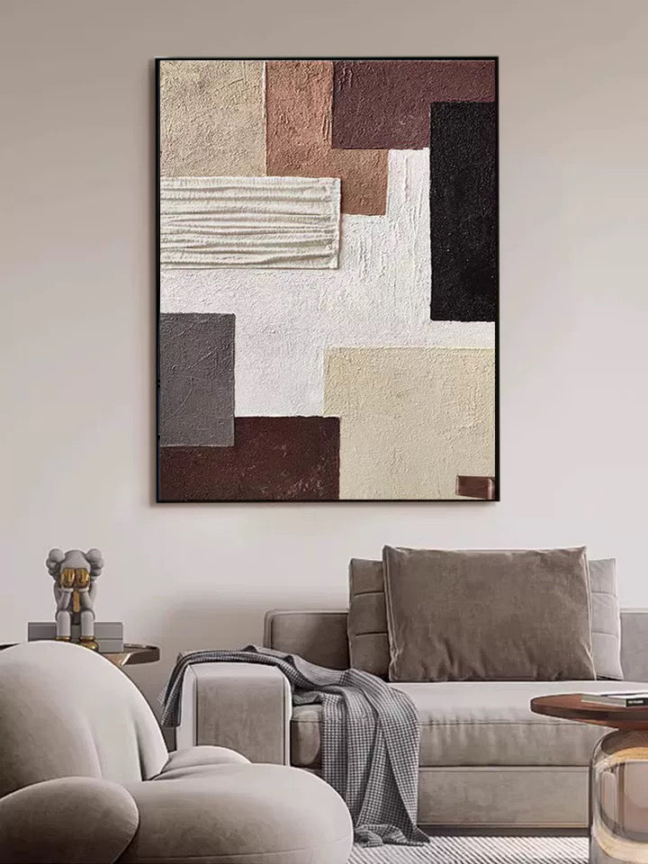 Abstract Art with Color Blocks # SMC 026