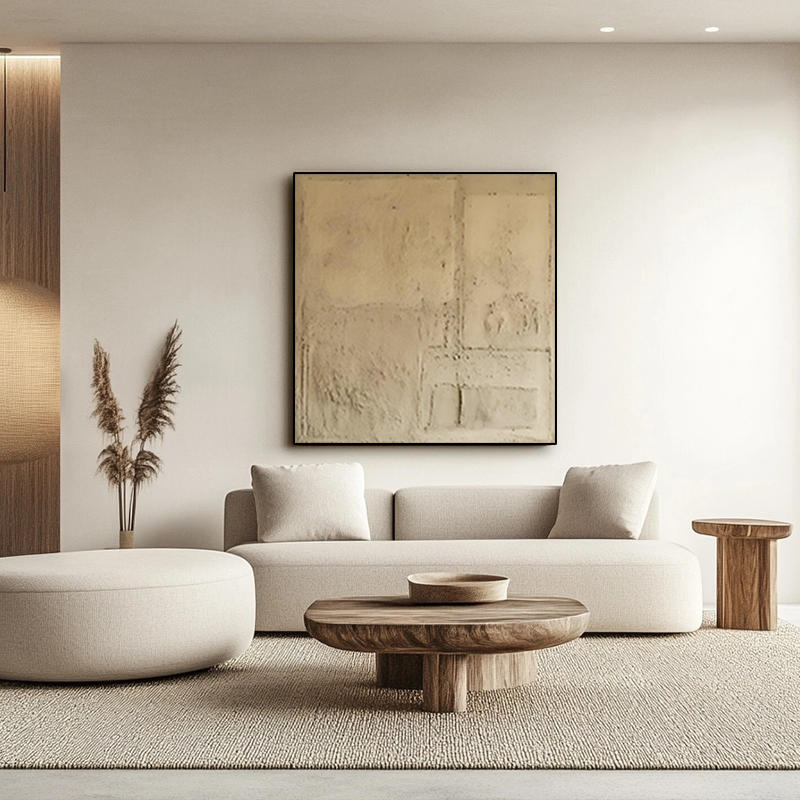 thick oil painting impasto minimalist wall painting Original handmade artwork # SMC 060