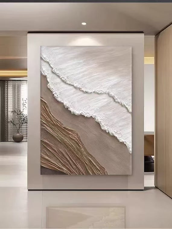 Beige Minimalist Painting #SMC013
