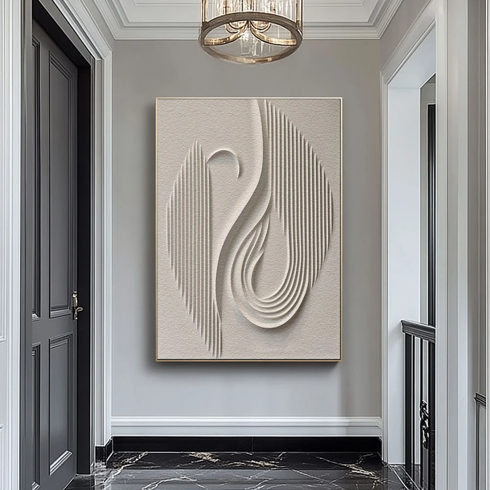 Minimalist Abstract Canvas Intricate Textured Design # SMC 032