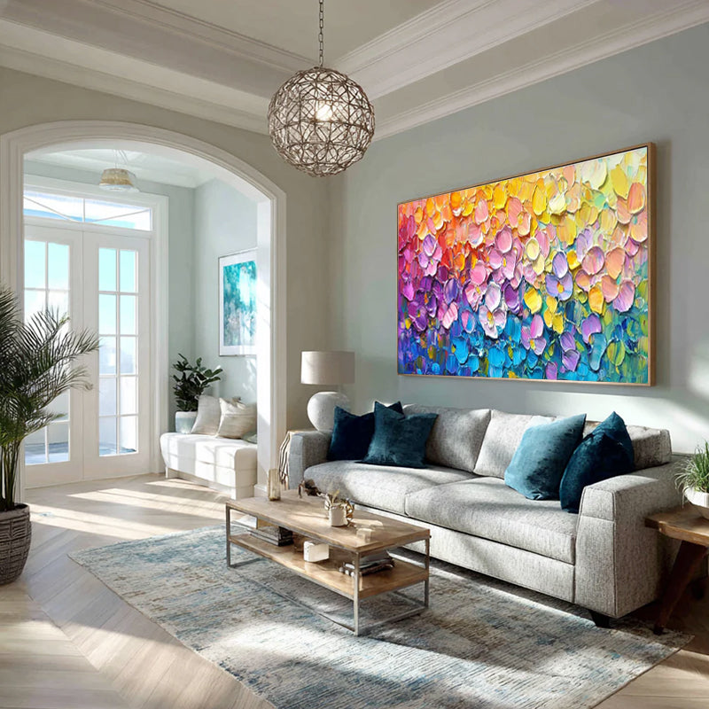 Colorful Flower Handicraft Artwork # SMC 036