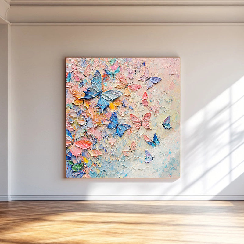 Impasto Art Oil Painting butterfly  SMC 080