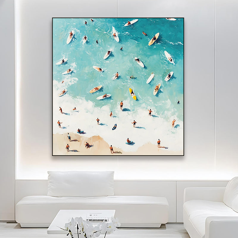 Summer beach hand-drawn art painting SMC 074