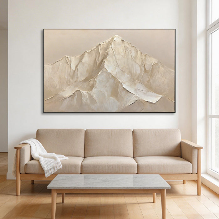 Beige Mountain  Minimalist Painting #SMC003