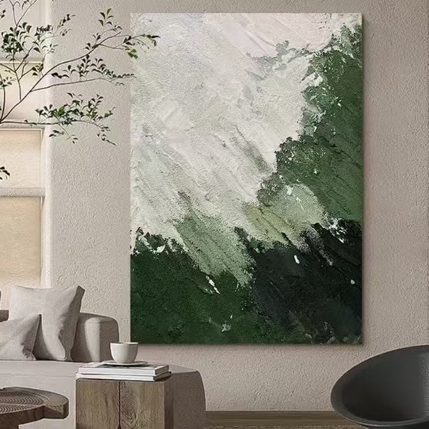 Minimalist Art in Thick Oil Green # SMC 027