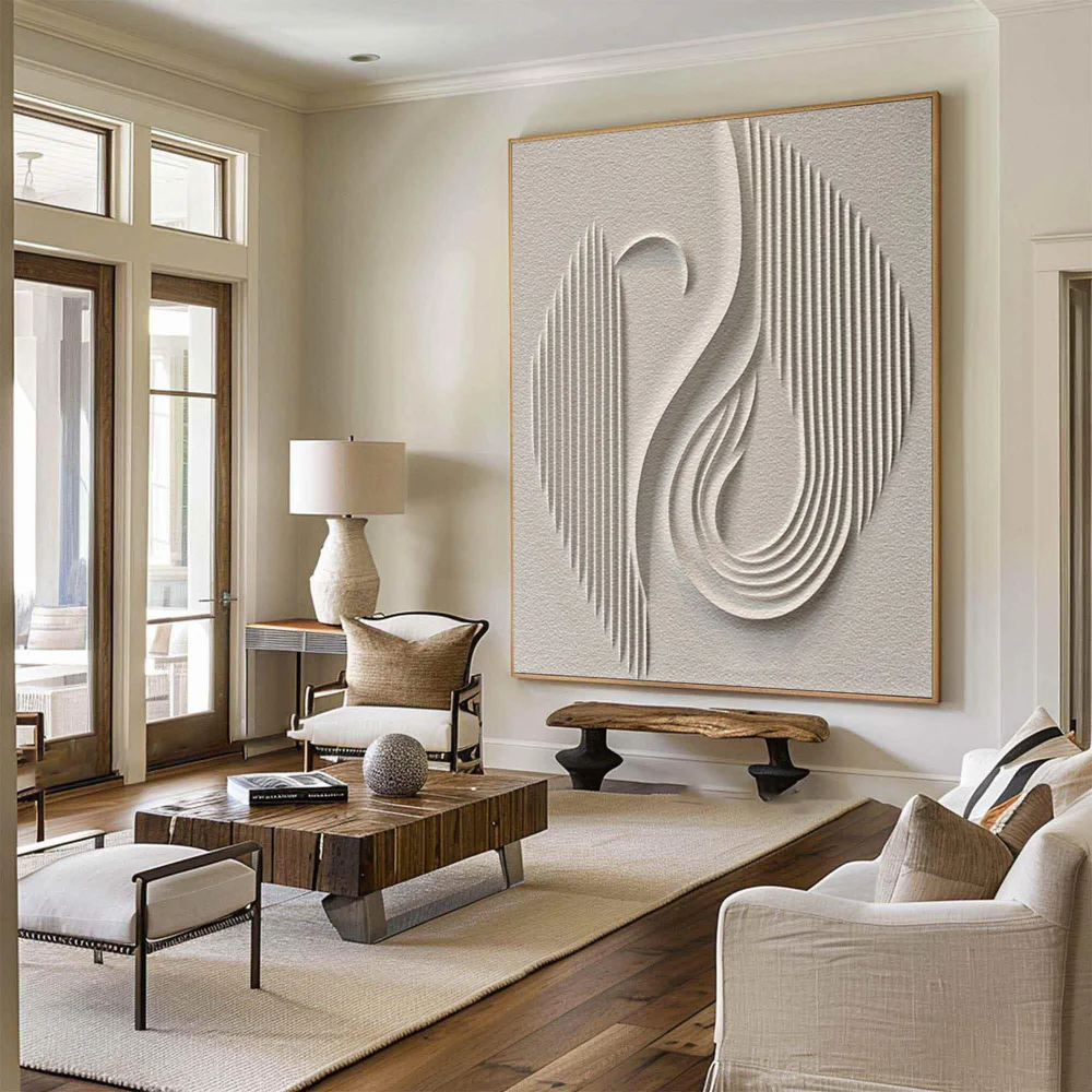 Minimalist Abstract Canvas Intricate Textured Design  # SMC 032