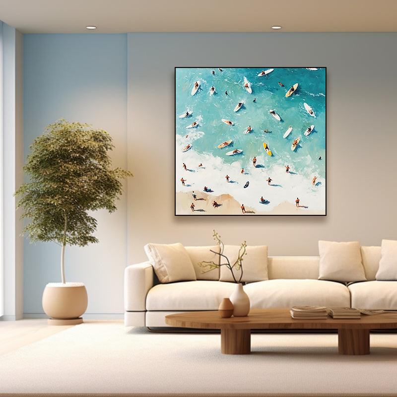 Summer beach hand-drawn art painting SMC 074
