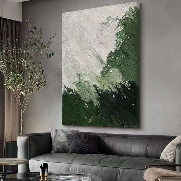 Minimalist Art in Thick Oil Green # SMC 027