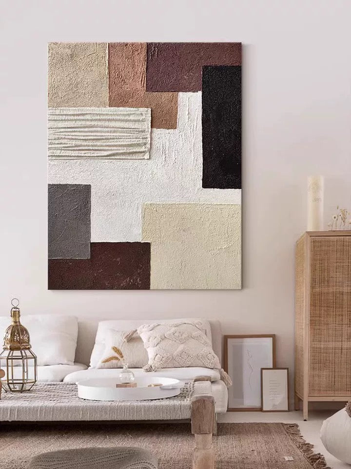 Abstract Art with Color Blocks # SMC 026