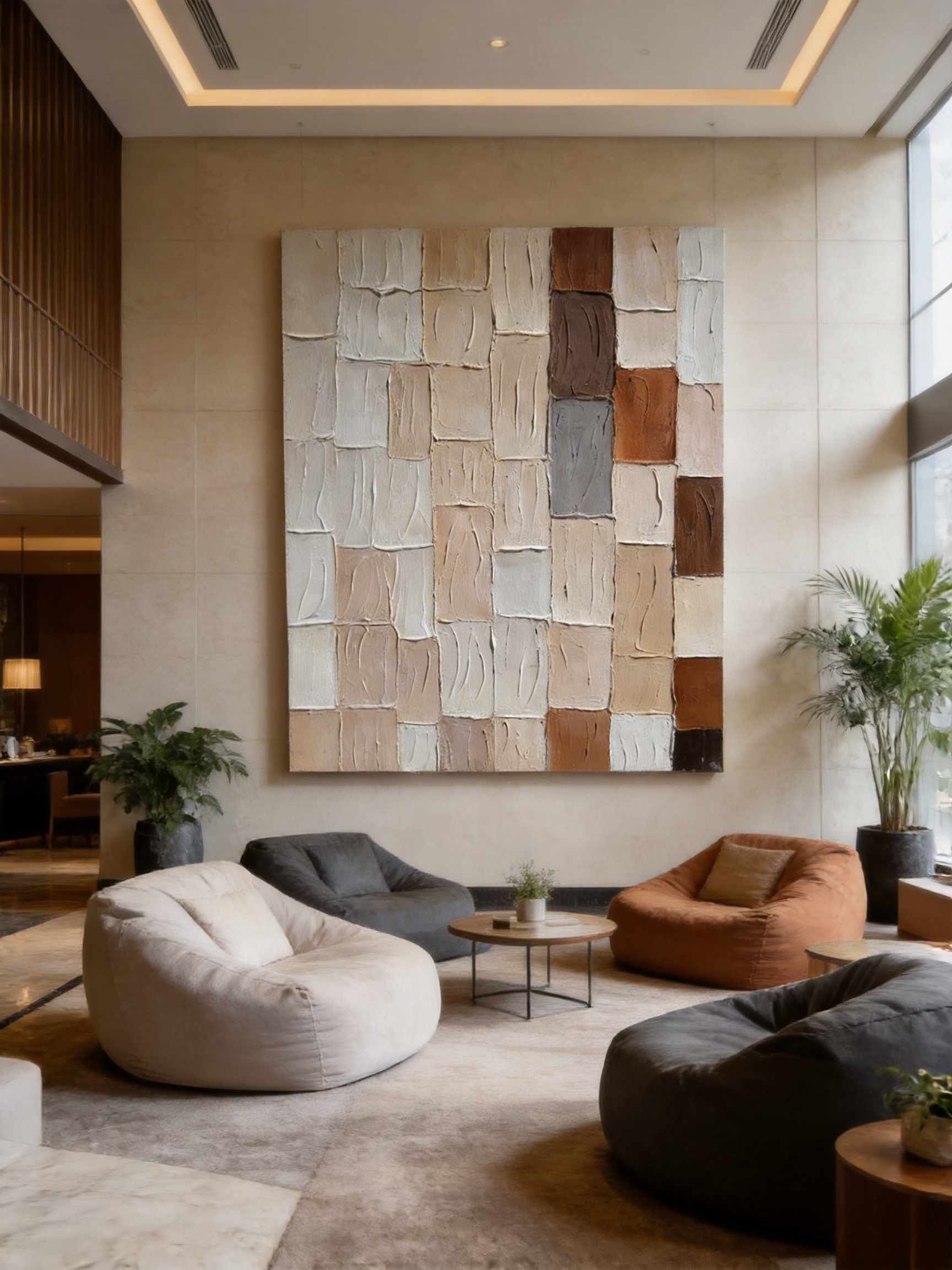 Minimal design Art with Color Blocks # SMC 029