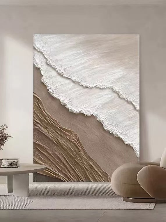 Beige Minimalist Painting #SMC013