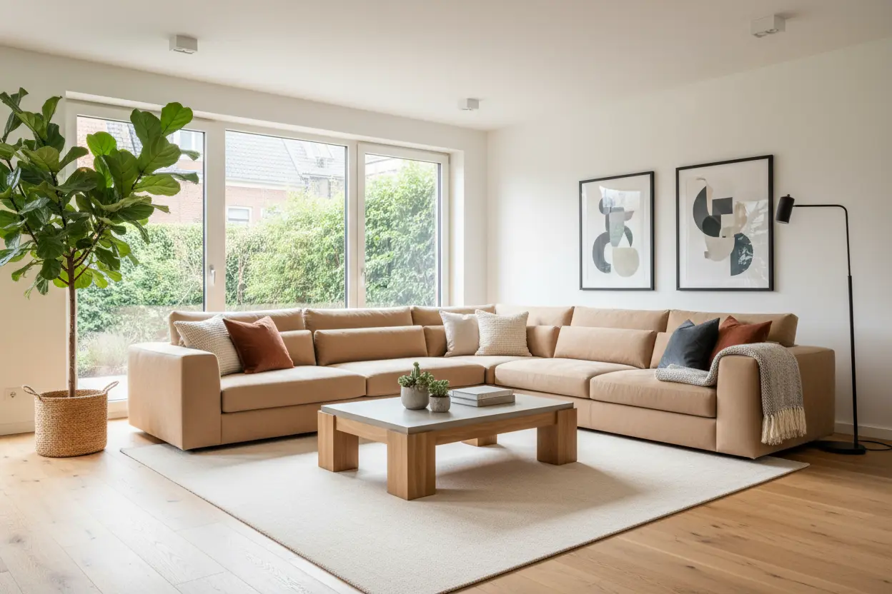 living room 要求符合欧美人风格